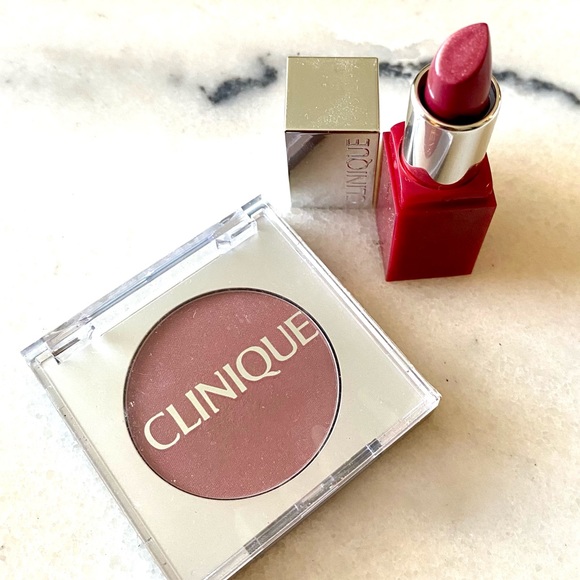 Clinique Other - Clinique Love Pop Lipstick & Smoldering Plum Blush
